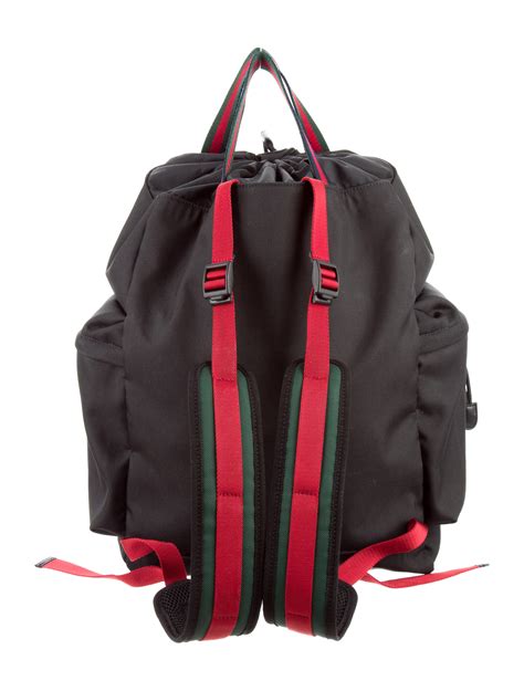 gucci techno canvas backpack